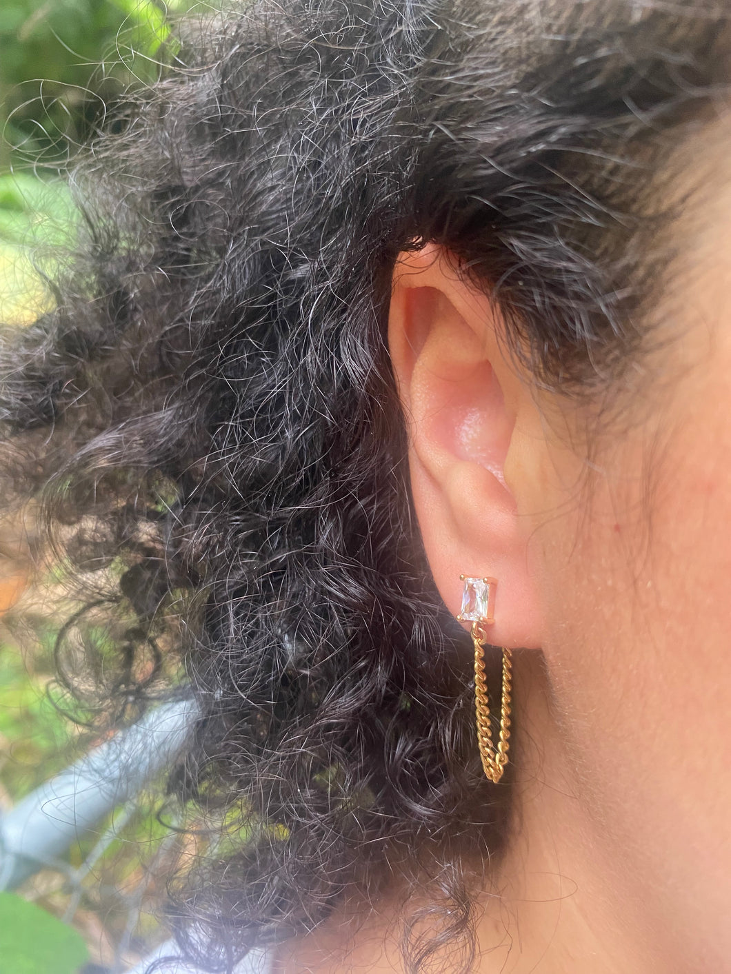 Baguette Earrings