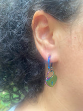 Load image into Gallery viewer, Multicolor Heart Earrings
