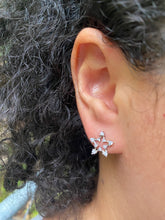 Load image into Gallery viewer, Silver Star Earrings
