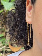 Load image into Gallery viewer, Gold And Stone Earrings
