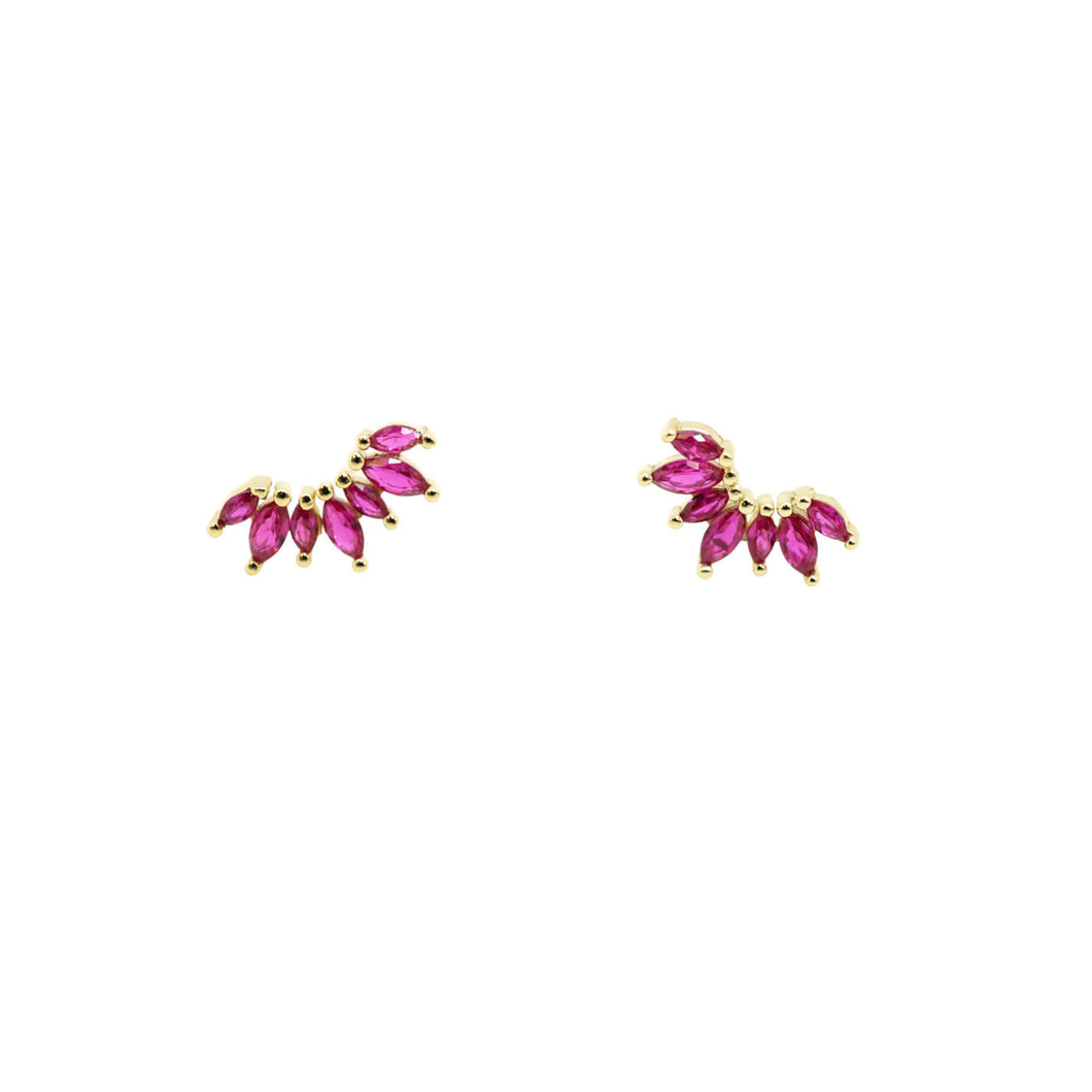 Garnet Studs Earrings