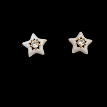 Load image into Gallery viewer, White Star Earrings
